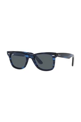 Ray-Ban okulary WAYFARER kolor granatowy 0RB2140