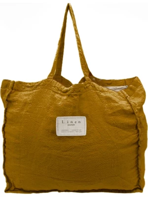 Really Nice Things Shopper bag "Mustard" w kolorze jasnobrązowym - 42 x 36 x 7 cm rozmiar: onesize