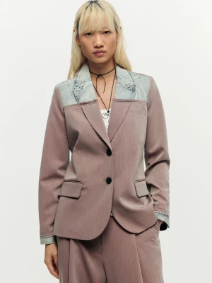 Recyklowany płaszcz blezer Desigual