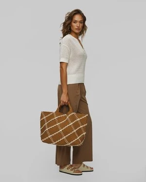 Ręcznie pleciona torebka damska Naghedi St Barths Large Tote