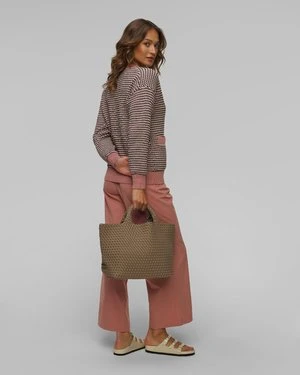 Ręcznie Pleciona Torebka Damska Naghedi St Barths Medium Tote