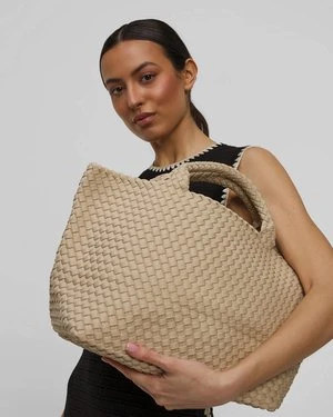 Ręcznie Pleciona Torebka Damska Naghedi St Barths Medium Tote