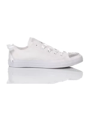 Ręcznie Robione Białe Sneakersy dla Kobiet Converse