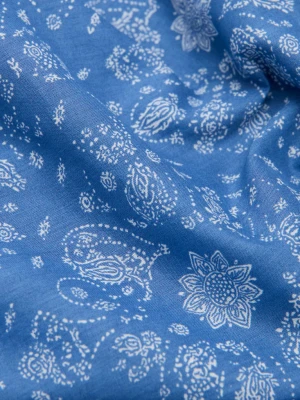 Ręcznik plażowy z nadrukiem niebieski - Teen - Rozmiar uniwersalny - MANGO TEEN