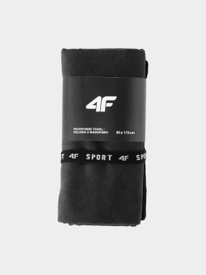 Ręcznik sportowy szybkoschnący L (80 x 170 cm) - czarny 4F
