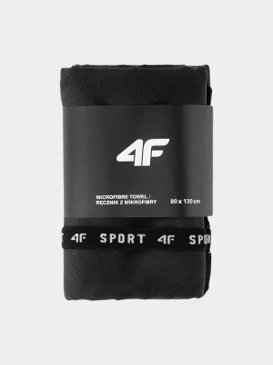 Ręcznik sportowy szybkoschnący M (80 x 130 cm) - czarny 4F