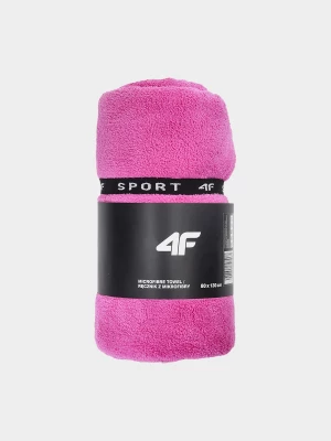 Ręcznik sportowy szybkoschnący M (80 x 130cm) - fuksja 4F