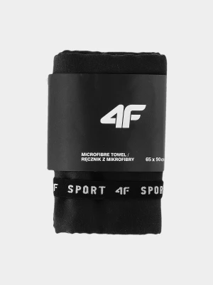 Ręcznik sportowy szybkoschnący S (65 x 90 cm) - czarny 4F