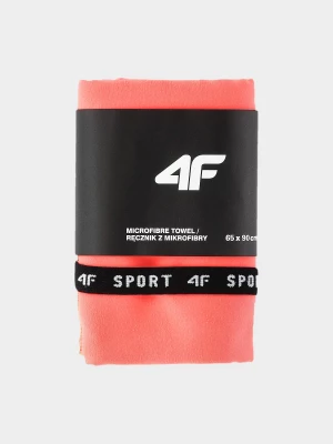 Ręcznik sportowy szybkoschnący S (65 x 90 cm) - pomarańczowy 4F