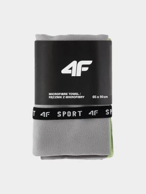 Ręcznik sportowy szybkoschnący S (65 x 90 cm) - szary 4F