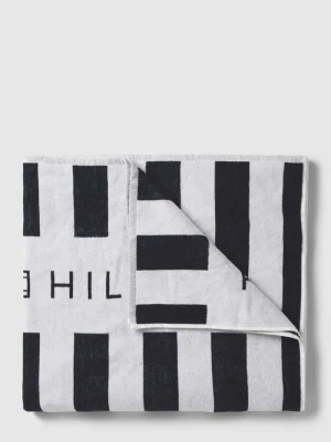 Ręcznik z bawełny z nadrukiem z logo Tommy Hilfiger