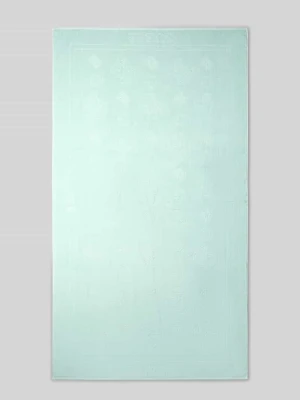 Ręcznik z bawełny ze wzorem z logo Guess