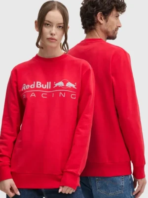 Red Bull Racing x Pepe Jeans bluza kolor czerwony z nadrukiem RU580002