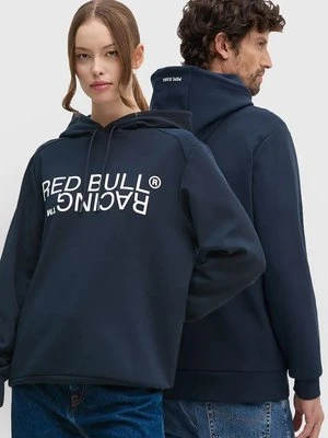 Red Bull Racing x Pepe Jeans bluza kolor granatowy z kapturem z nadrukiem RU580001