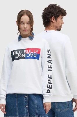 Red Bull Racing x Pepe Jeans bluza kolor biały z nadrukiem RU580007