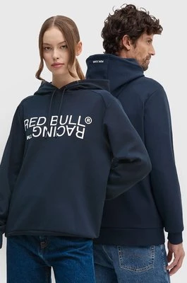 Red Bull Racing x Pepe Jeans bluza kolor granatowy z kapturem z nadrukiem RU580001