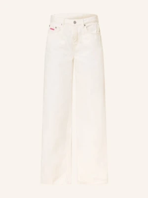 Red Bull Racing X Pepe Jeans Dżinsy Z Szerokimi Nogawkami weiss