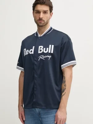 Red Bull Racing x Pepe Jeans koszula RBR SPORTS JERSEY męska kolor granatowy relaxed RM540014