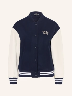 Red Bull Racing X Pepe Jeans Kurtka W Stylu College'owym Z Mieszanki Materiałów blau