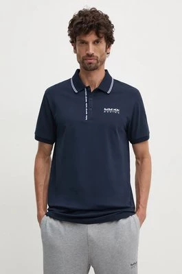 Red Bull Racing x Pepe Jeans polo męski kolor granatowy z nadrukiem RM540001