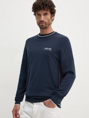 Red Bull Racing x Pepe Jeans sweter bawełniany granatowy