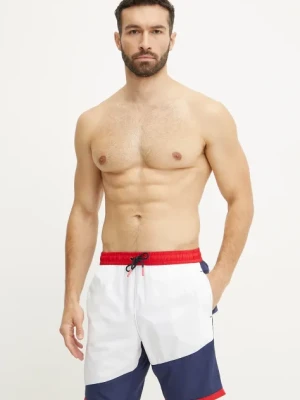 Red Bull Racing x Pepe Jeans szorty kąpielowe RBR BLOCK SURFER kolor granatowy RMB10004