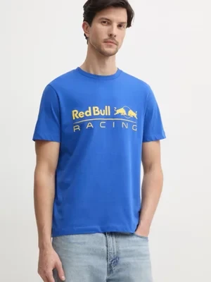 Red Bull Racing x Pepe Jeans t-shirt bawełniany LOGO TEE męski kolor fioletowy z nadrukiem RM500016