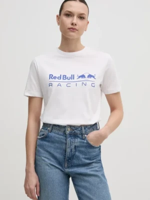 Red Bull Racing x Pepe Jeans t-shirt bawełniany STANDARD FIT TEE damski kolor biały RL500004