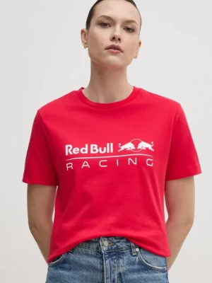 Red Bull Racing x Pepe Jeans t-shirt bawełniany STANDARD FIT TEE damski kolor czerwony RL500004