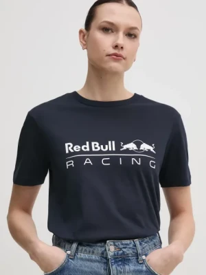 Red Bull Racing x Pepe Jeans t-shirt bawełniany STANDARD FIT TEE damski kolor granatowy RL500004