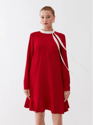 Red Valentino Sukienka codzienna 2R3VAGR5 Czerwony Regular Fit