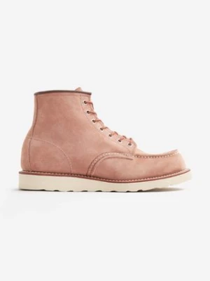 Red Wing buty wysokie Moc Toe męskie kolor różowy 8208