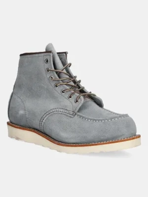 Red Wing buty zamszowe 6-in Classic Moc męskie kolor niebieski 8800