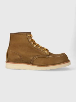 Red Wing buty zamszowe Moc Toe męskie kolor beżowy 8881 8881