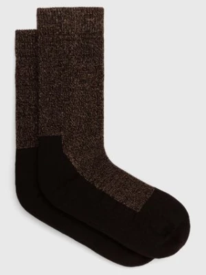 Red Wing skarpetki z domieszką wełny Socks kolor brązowy 97640.06090