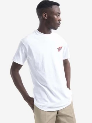 Red Wing t-shirt męski kolor biały wzorzysty 95080-White