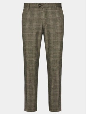 Redefined Rebel Chinosy Ercan 196045 Brązowy Slim Fit