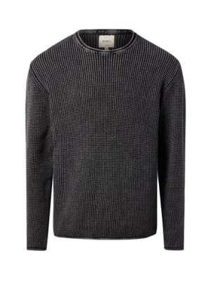 Redefined Rebel Męski sweter z dzianiny - RRRyan Mężczyźni Bawełna czarny|szary marmurkowy,