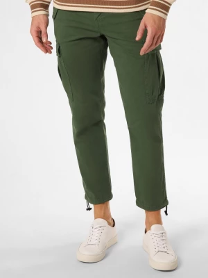 Redefined Rebel Spodnie Mężczyźni Bawełna zielony jednolity,