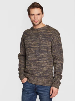 Redefined Rebel Sweter Cannon 212093 Granatowy Regular Fit