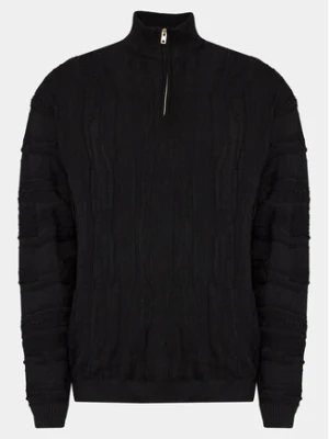 Redefined Rebel Sweter Santino 222072 Czarny Regular Fit