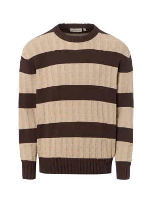 Redefined Rebel sweter z dzianiny Mężczyźni beżowy