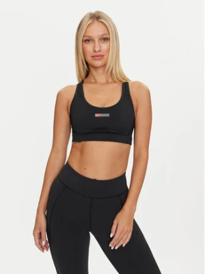 Reebok Biustonosz sportowy Lux Bold Racr Bra 100075369 Czarny Slim Fit