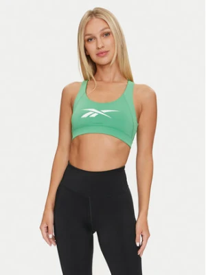 Reebok Biustonosz top 100075676 Zielony Slim Fit