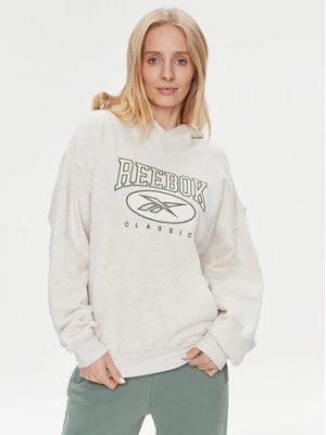 Reebok Bluza Classics Big Logo IL4634 Écru Relaxed Fit