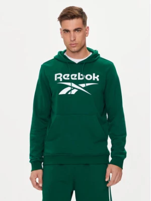 Reebok Bluza Identhlty Big Logo 100076427 Zielony Regular Fit