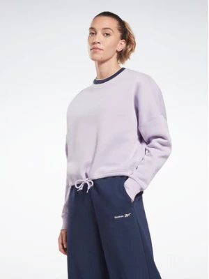 Reebok Bluza Identity HT6270 Fioletowy Relaxed Fit