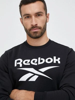 Reebok bluza IDENTITY męska kolor czarny z nadrukiem H54791.100050269