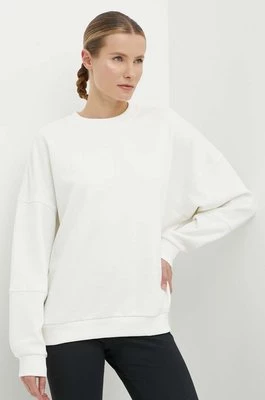 Reebok bluza LUX Collection damska kolor beżowy gładka 100076140