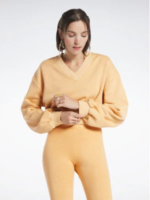 Reebok Bluza Reebok Classics Natural Dye Sweatshirt HS4739 Pomarańczowy Cropped Fit